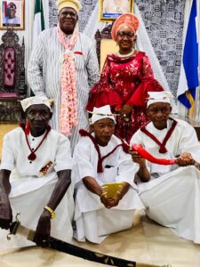 Obong of Calabar, Muri of Efut Nation, lead pack of Eminent Persons to congratulate Oyo-Ita on retirement and vindication of corruption charges